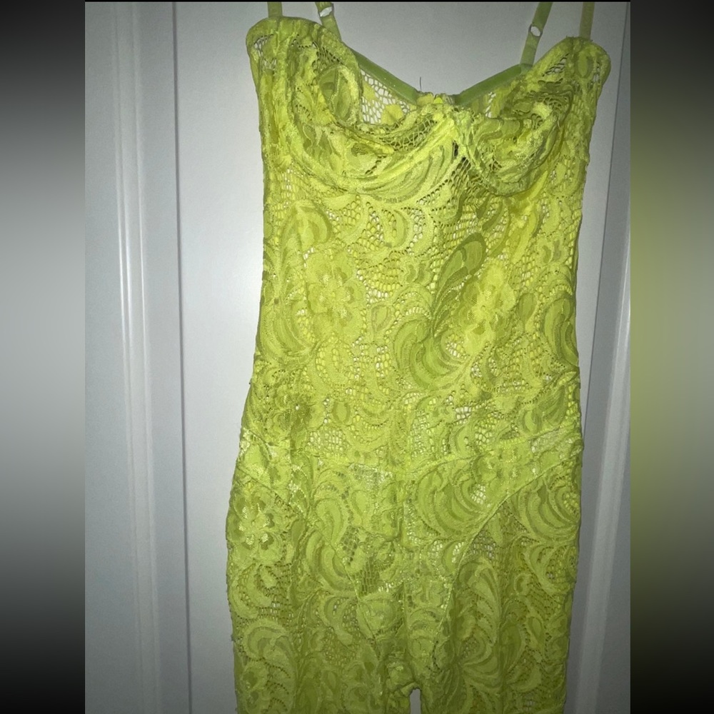 Matte Brand Neon Lace Jumpsuit - Picture 2 of 6